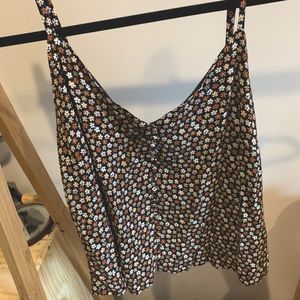 Madewell Floral Button-Down Tank